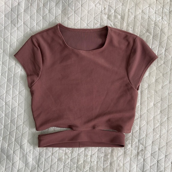 Five Dancewear Crop Top in Brown Sz Adult S - Picture 1 of 3
